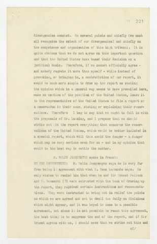 Notes des secrétaires britanniques