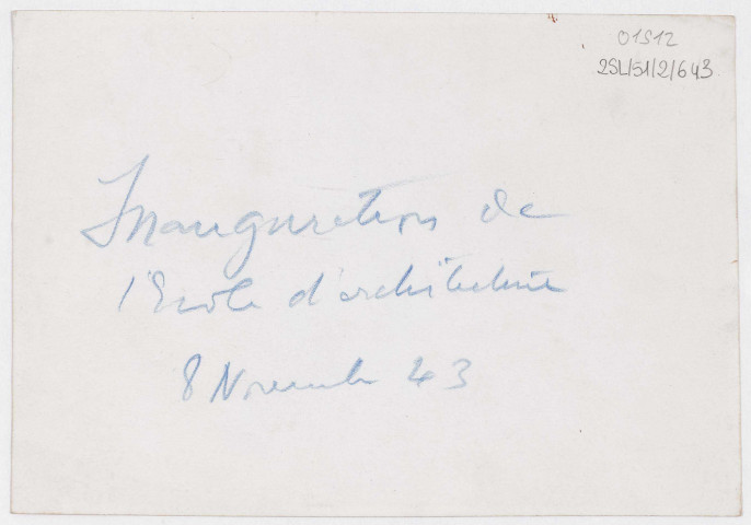 Inauguration de l'école d'architecture de Beyrouth