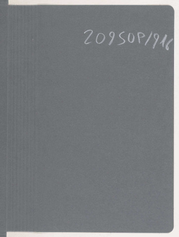 209SUP/916 - Dossiers personnels Rose Valland