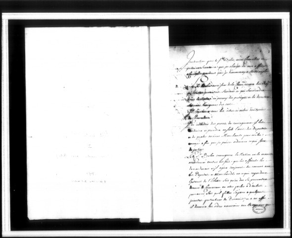 Affaires particulières (janvier-mars 1717).