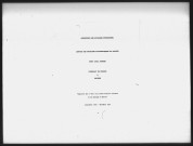 Actes de l'état civil (septembre 1816-1819).
