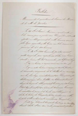 Dossier n°60 - Yucatan : insurrection, blocus de Campêche.