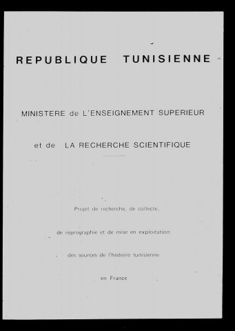Papiers de fonctions: lettres reçues.