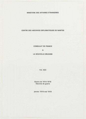 Renseignements et prospectus adressés par des sociétés françaises et belges (janvier 1915-mai 1918), prospectus de l'armée du Salut (1917).