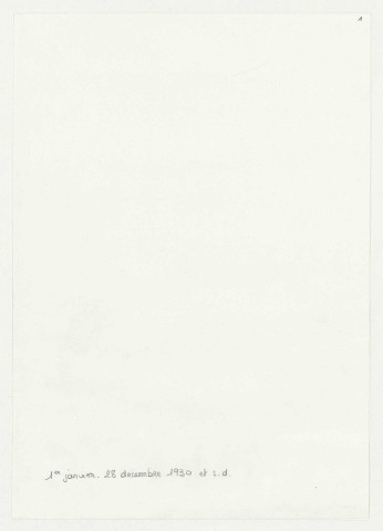 1er janvier 1930-26 décembre 1932.