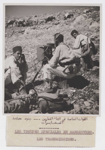 Troupes spéciales de la France Libre au Levant : manœuvres