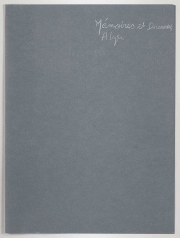 Mémoires et documents.