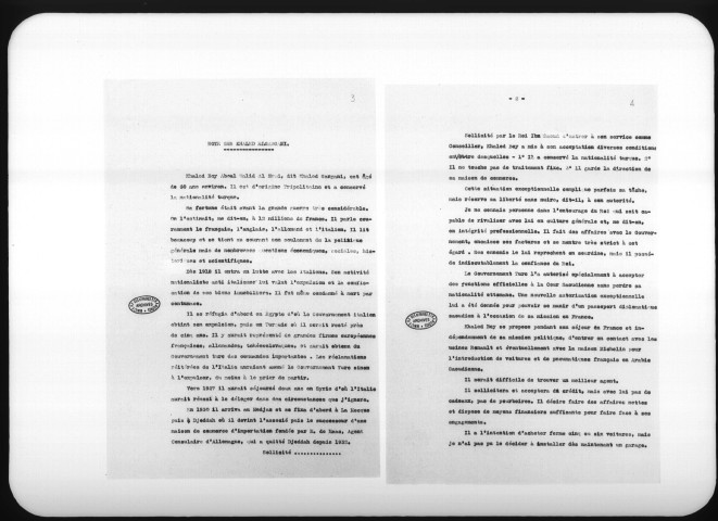 Dossiers individuels.