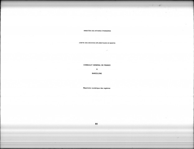 Autorités espagnoles (mai 1879-janvier 1882).