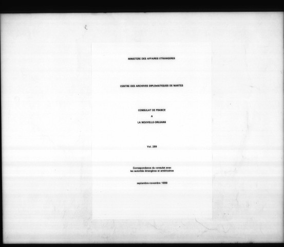 Manifestes des navires expédiés pour le compte du consulat d'Espagne durant le conflit (septembre-novembre 1898).