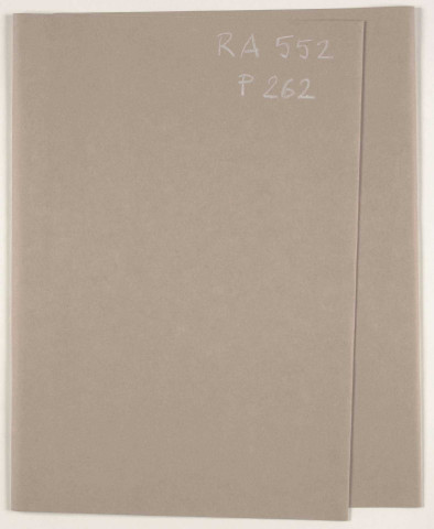 209SUP/552 - Dossiers P262-P263