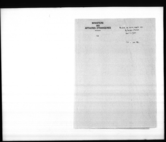 Manifestes des navires expédiés pour le compte du consulat d'Espagne durant le conflit (février-juin 1899).