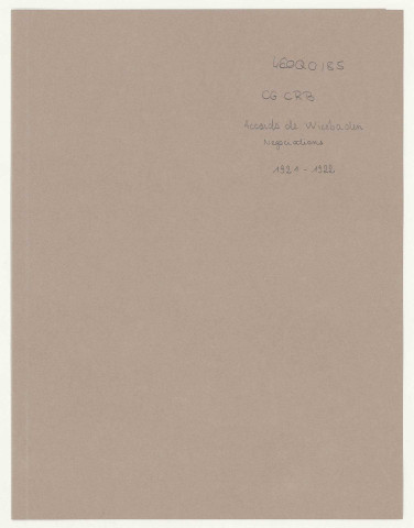 Négociations entre la France et l'Allemagne autour de l'élaboration du texte sur les prestations en nature