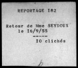 Arrivée [Retour] de Mme Seydoux.