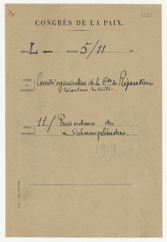 Juillet-novembre 1919