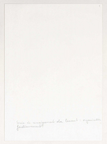 Organisation du service, fonctionnement, budget, recrutement et instruction des officiers de renseignements, de boursiers pour la section « Études », cadeaux politiques.