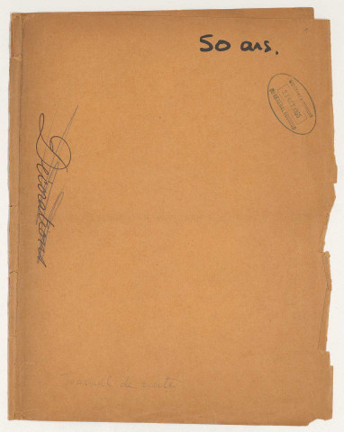 Journal de voyage d'Henri Gouraud, du 15 décembre 1933 au 24 janvier 1934