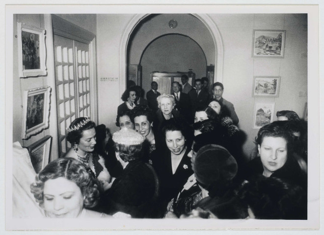 Gala à l'Alliance française de Tunis, organisé par la Princesse Zakia