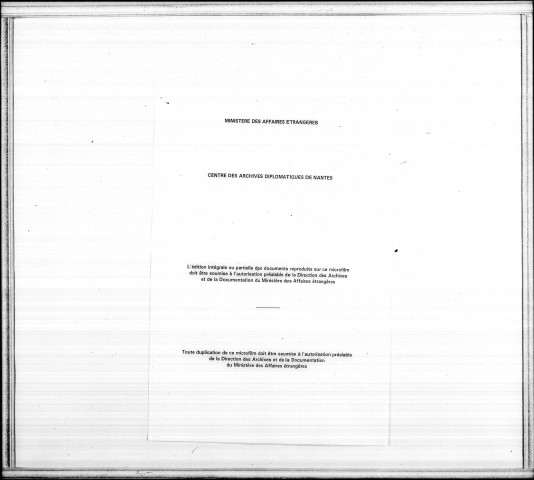 Correspondance générale (avril 1781-novembre 1810).