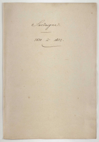 Correspondances et relations avec les consuls étrangers en Algérie après l'intervention française : mesures générales et dossiers particuliers sur le Danemark, l'Espagne, les États-Unis, la Grande-Bretagne, Naples, la Sardaigne, la Suède et la Toscane (1830-1835, 1839).