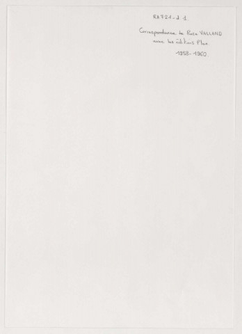209SUP/721 - Front de l'art : préparation du livre et correspondance