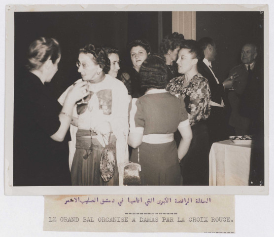 Bal de la Croix-Rouge à Damas