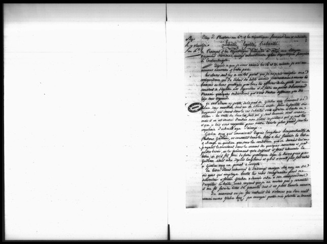 Pluviôse an IV-ventôse an V.