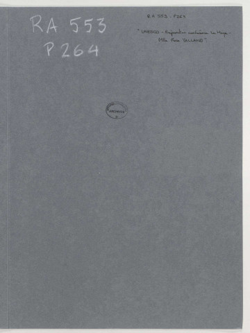 209SUP/553 - Dossier P264