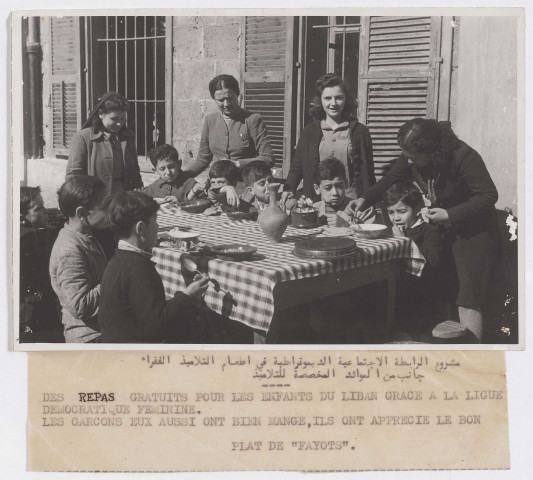 Œuvre des repas gratuits