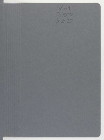 209SUP/641 - OBIP 39012 à 39127