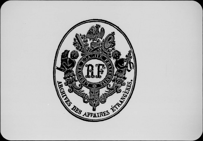 (ÉTATS-UNIS, 7.) - 1781-1789. -- Mémoires sur la guerre d'Amérique, par D'EPRÉMESNIL (1781) ; sur la situation diplomatique du nouveau gouvernement des États-Unis (1782) ; - Relation du combat naval livré en vue de la Dominique. - Rapport du chevalier DE LA LUZERNE, ministre de France aux États-Unis (1784). - Voyage du consul DE MARBOIS (BARBÉ-MARBOIS) chez les Onéidas. - Plan de gouvernement proposé par l'assemblée fédérale de Philadelphie (1787). - "Result of the deliberations of the federal Convention", etc. - Mémoire sur l'état de la Confédération américaine à la dissolution de l'ancien Congrès (1788). - Résumé de l'état actuel de l'Union américaine (1789).