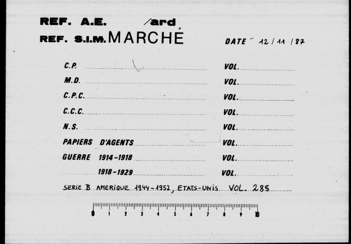 Nov. 1944-déc. 1947.