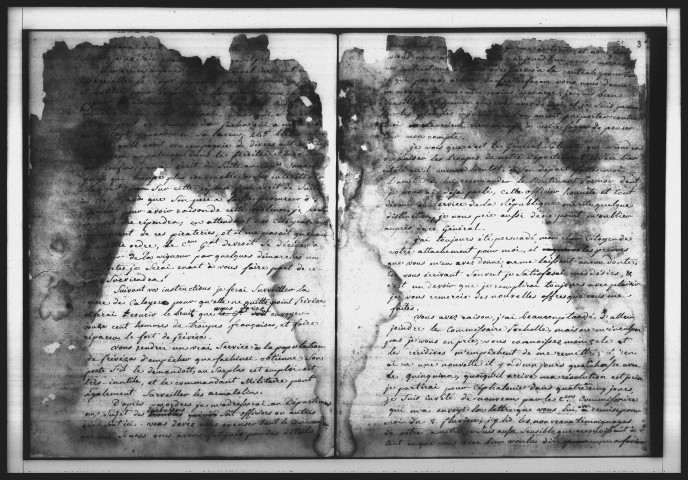 Minutier de la correspondance du commissaire départemental français à Preveza, Sainte-Maure et Vonitza (18 ventôse-14 messidor an VI).