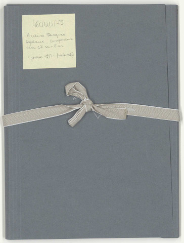 Correspondance avec la Commission des Réparations concernant l'emprunt d'or allemand