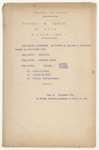 Opérations militaires.