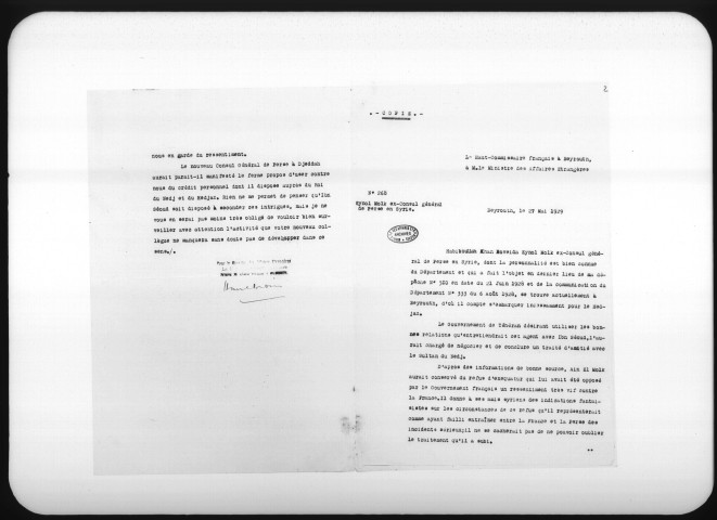 Perse (1929-1941). Italie (1929-1940). Égypte (1929-1941). Grande-Bretagne (1930-1940). Turquie (1930-1943).