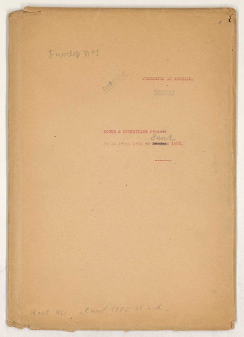 Entretiens du général Gouraud avec ses subordonnés, des personnalités libanaises et britanniques, rapports adressés.