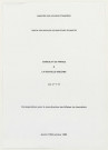 Correspondance avec la sous-direction des Affaires de chancellerie (janvier 1894-octobre 1895).