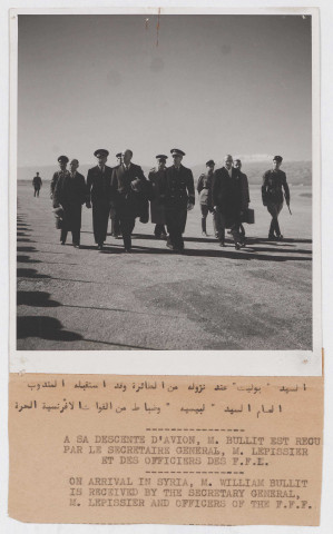 Visite de William Bullitt (ambassadeur américain)