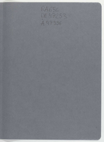 209SUP/656 - OBIP 47253 à 47996