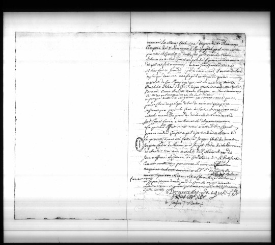 Actes de chancellerie (sept.1723-8 mai 1727).