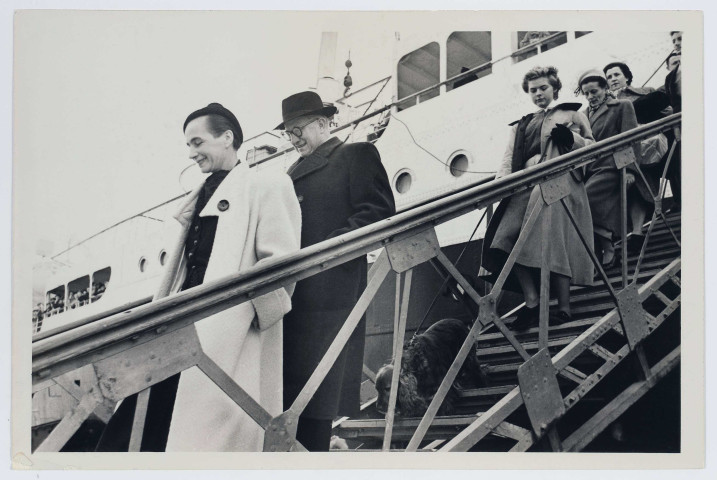 Visite du paquebot « le Ville d'Oran »