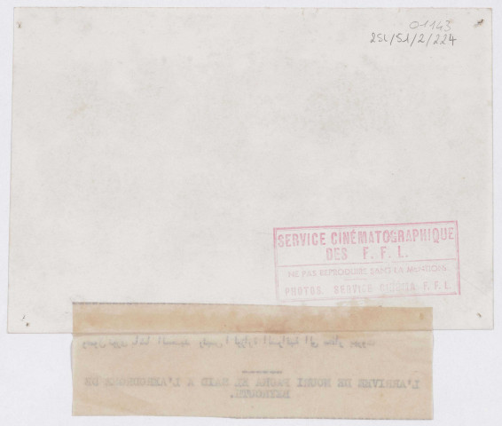 Les adieux du général de Lavalade