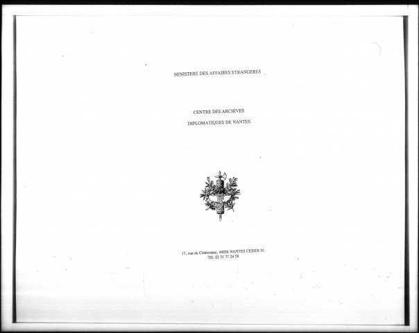 Minutes de la correspondance adressée par le consulat aux autorités françaises et étrangères et aux particuliers (décembre 1853-mars 1858).