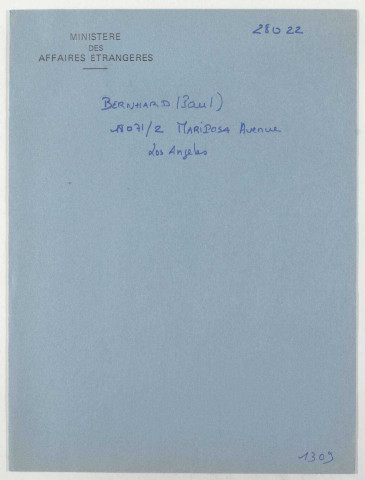 209SUP/734 - OBIP 28022 à 54418