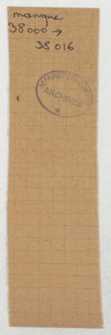 209SUP/638 - OBIP 38017 à 38223