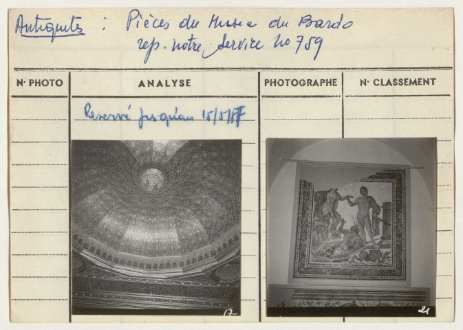 Ruines, domaines et antiquités.