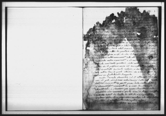 Minutier de la correspondance du commissaire départemental français à Preveza, Sainte-Maure et Vonitza (18 ventôse-14 messidor an VI).