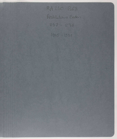 209SUP/250 - 209/SUP/250 - Dossier B69 - BIA 1199