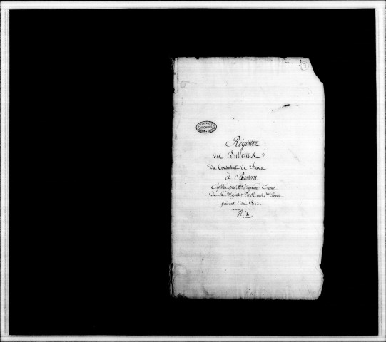 Bulletins des nouvelles du consulat de France à Bassora (décembre 1811-janvier 1813).